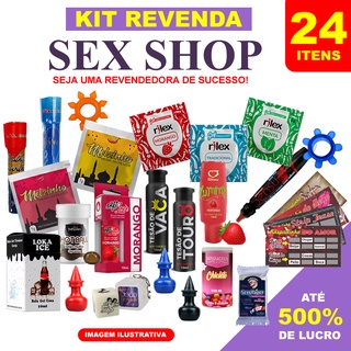 KIT 24 Produtos Eróticos SEX SHOP Produto Adulto Casal