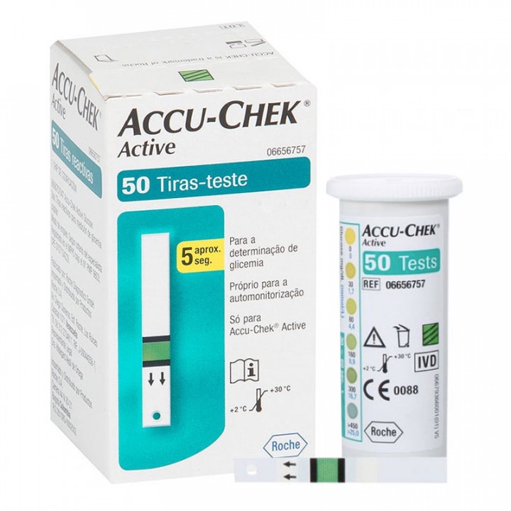 ACCU-CHEK ACTIVE 50 TIRAS
