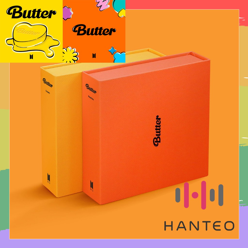[BTS] BUTTER ALBUM / CREAM, PEACHES / Álbum BTS BUTTER CD Shopee Brasil