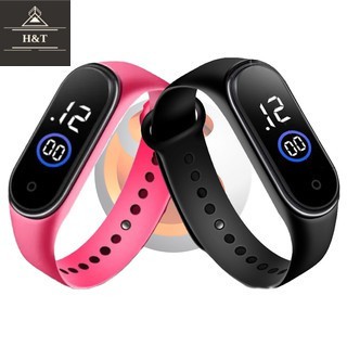 Relógio M4 digital led Esportivo A prova água feminino masculino em Oferta na Shopee