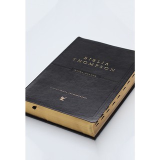 Bíblia De Estudo Thompson Grande - Luxo Dourada + Índice + Capa