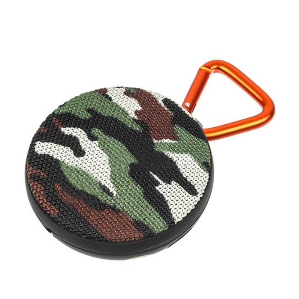 Mini Caixa de Som Potente Speaker Portátil Bluetooth Cabo de Áudio Cartão Micro SD 5W