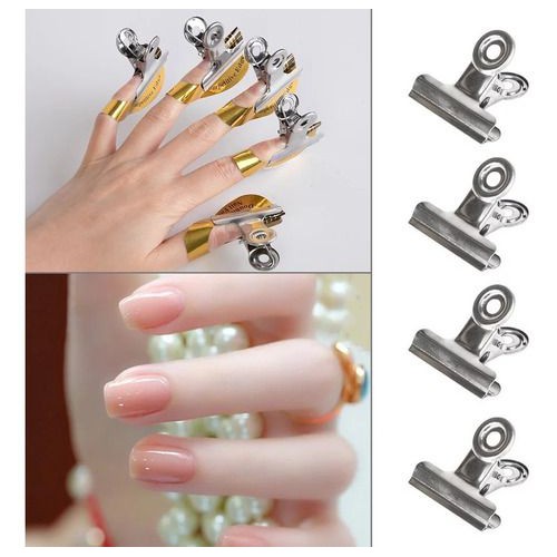 kit 6 presilhas 30mm curvatura c grampo unhas em Oferta na Shopee