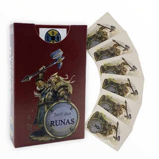 Baralho Tarot Tarô Das Runas 25 Cartas E Manual