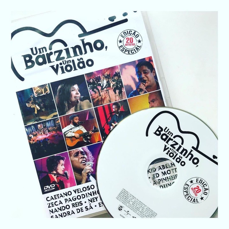 📀 DVD UM BARZINHO UM VIOLÃO - Edição Especial 20 artistas (Zé Ramalho, Jorge Vercilo, Alcione, Elba Ramalho, Zélia Duncan, Chitãozinho e Xororó)
