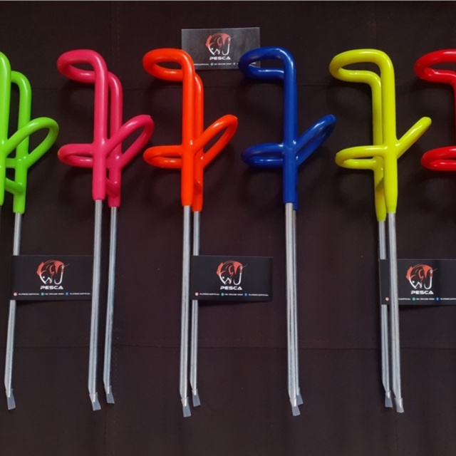 Suporte de vara emborrachado WJ Pesca 35cm x 8mm