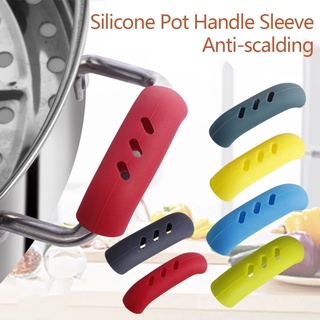 2 Peças Acessório De Cozinha/Panela De Silicone Isolada Com Cabo Orelhas Anti-Queimadura