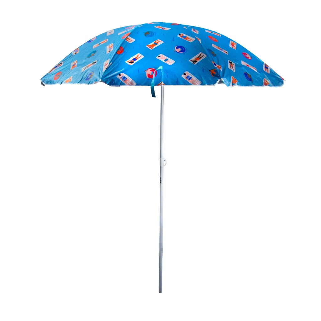 Guarda-sol Gigante 1,80m Grande Piscina Praia Pesca Mor Azul em Oferta na Shopee