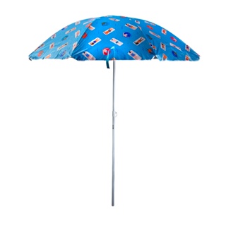 Guarda-sol Gigante 1,80m Grande Piscina Praia Pesca Mor Azul em Oferta na Shopee
