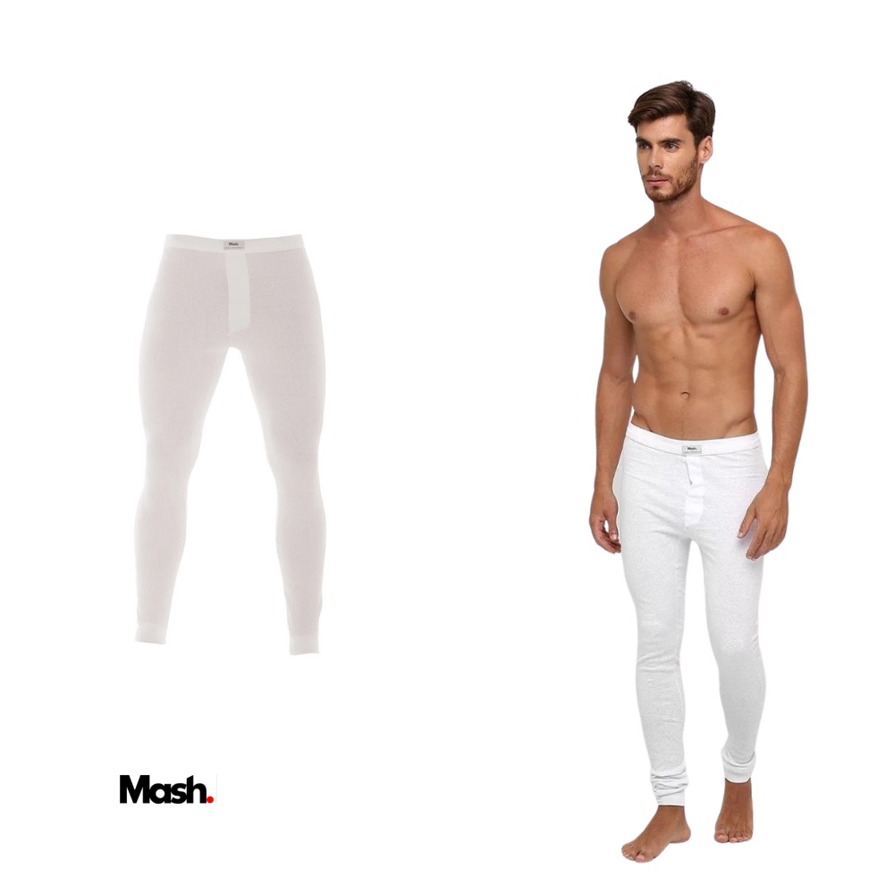 Ceroula Original Mash Modelo Masculina Mijao Long John Em Algodao Ribana em Oferta na Shopee
