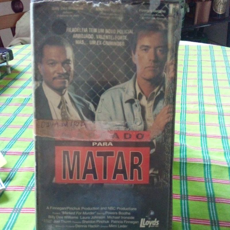 Fita vhs Filme Marcados Para Matar
