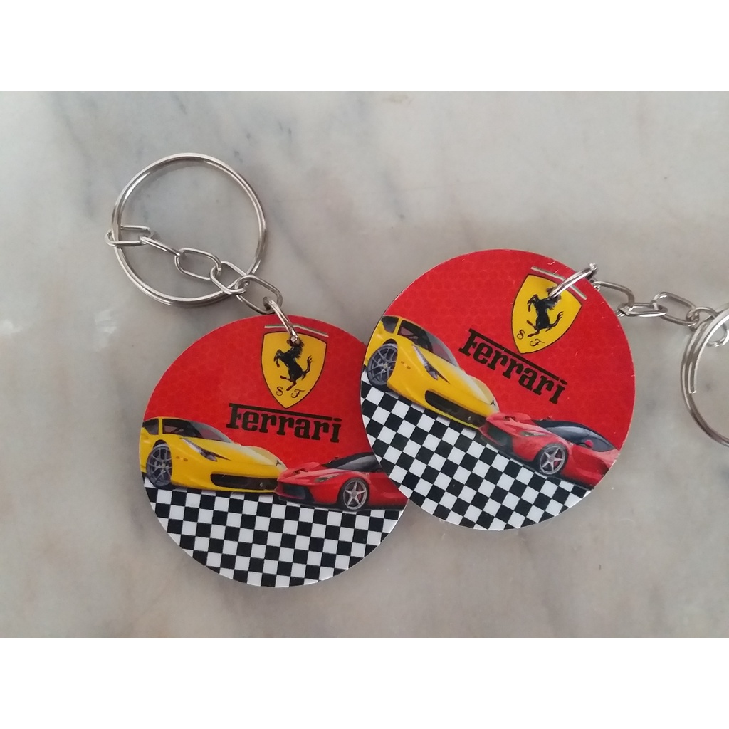 chaveiro esportivo automotivo ferrari carro esporte personalizado