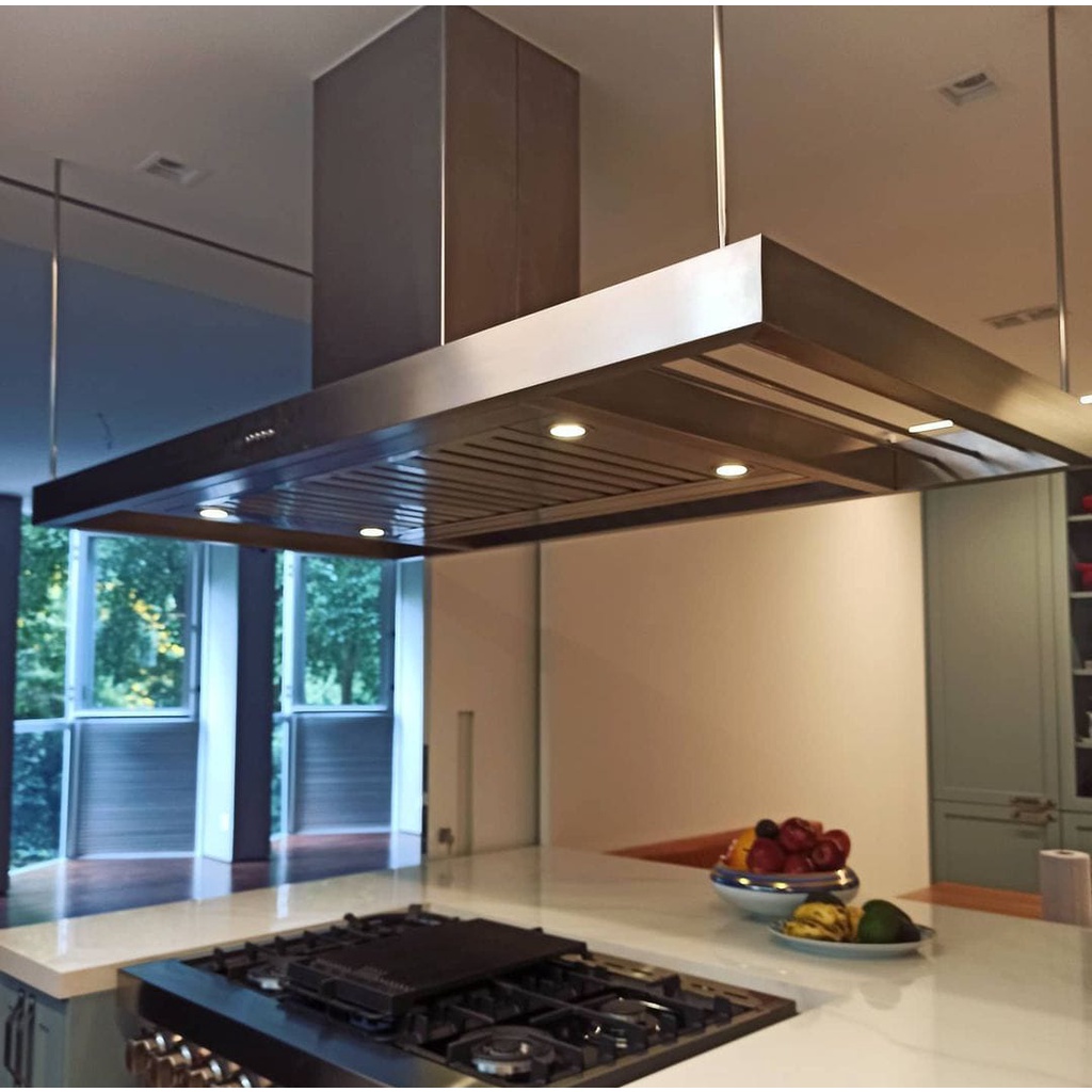 Coifa ilha ou parede sob medida do seu bom gosto