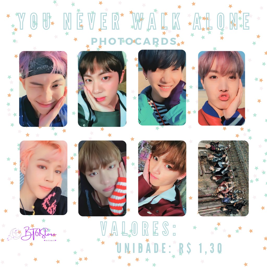 Cards Bts You Never Walk Alone Shopee Brasil