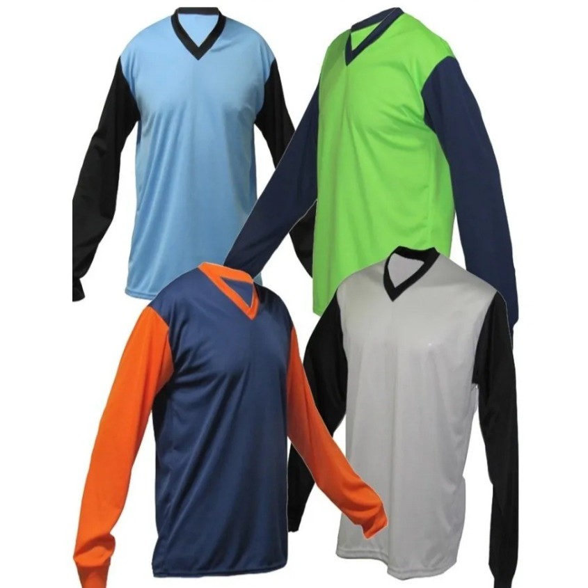 Kit de Goleiro contendo 1 camisa de cor sortida + 1 Calça de goleiro