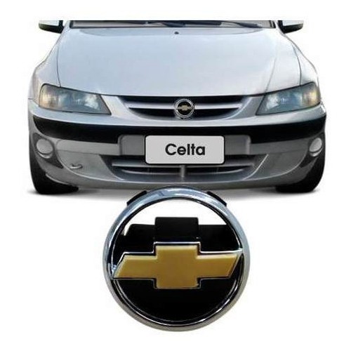 Emblema Grade Gm Celta Logo Dourado