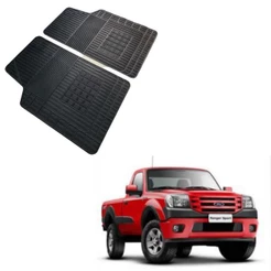 Jogo 2 Pecas Tapete Automotivo Especifico Ranger 2012 em diante 100% Borracha Borcol