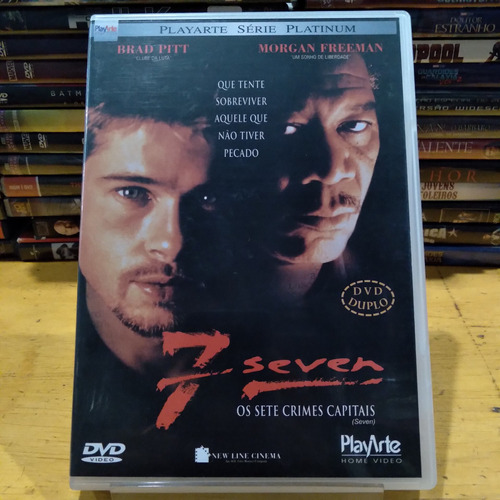 Seven Dvd Brad Pitt Morgan Freeman Filme