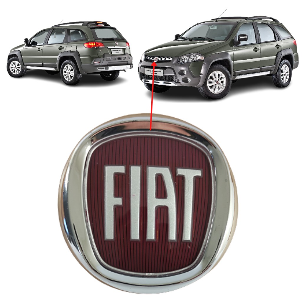 Emblema Grade / Mala Fiat Palio Weekend 2008 2009 2010 2011 2012 2013 / .. 95mm