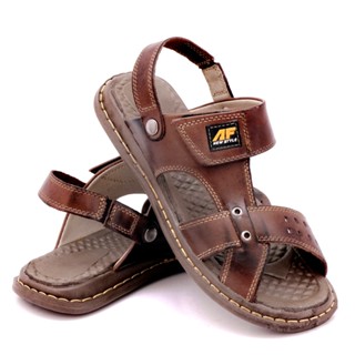 Sandália Anti Stress Masculino Ortopédico Couro em Oferta na Shopee