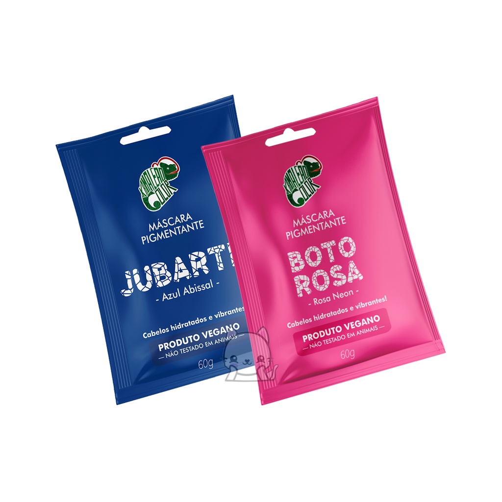 Kit 2 Tonalizante Kamaleão Color Mini 60g - Jubarte + Boto Rosa