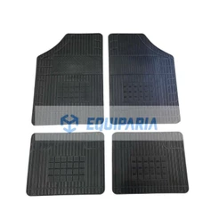 Jogo 4 Pecas Tapete Automotivo Car Floor Borcol 100% Borracha Universal Grupo 3
