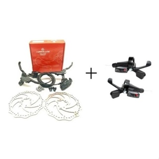 Freio Disco Hidraulico Absolute Alavanca Marcha 24 Bicicleta em Oferta na Shopee