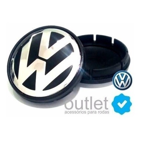 Calotinha Tampa Miolo Centro Roda 55mm Volkswagen Gol Rallye