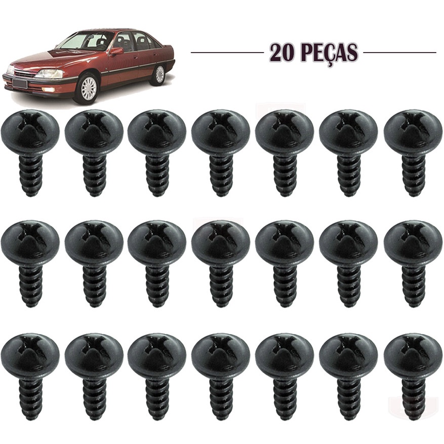 20 Parafusos 4,2x13 Apoio Braço Da Porta GM Omega 98a08