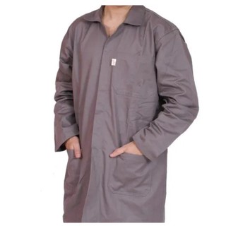 Jaleco Profissional Brim Pesado Manga Longa Mecânica/pedreiro