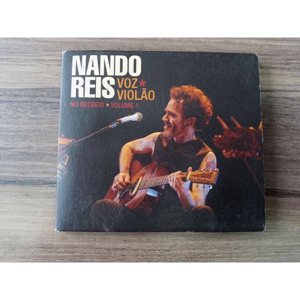 CD Nando Reis Voz e Violão No Recreio Volume 1 - Digipack Novo