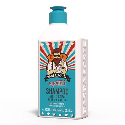 Shampoo Anticaspa Barba e Cabelo Hipster 250ml