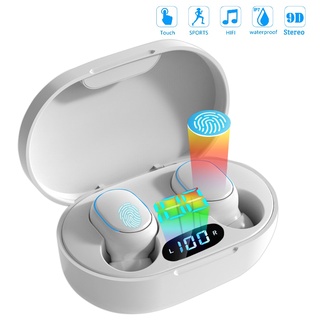 E7S Fones De Ouvido Sem Fio 5.0 Bluetooth HIFI Lossless Som Esporte Mini TWS Para Smartphones
