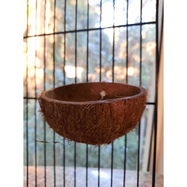 Comedouro/Comedor casca de coco Gerbil, Camungondo, Porquinho Da Índia, Chinchila, Twister, Hamster - Roedores