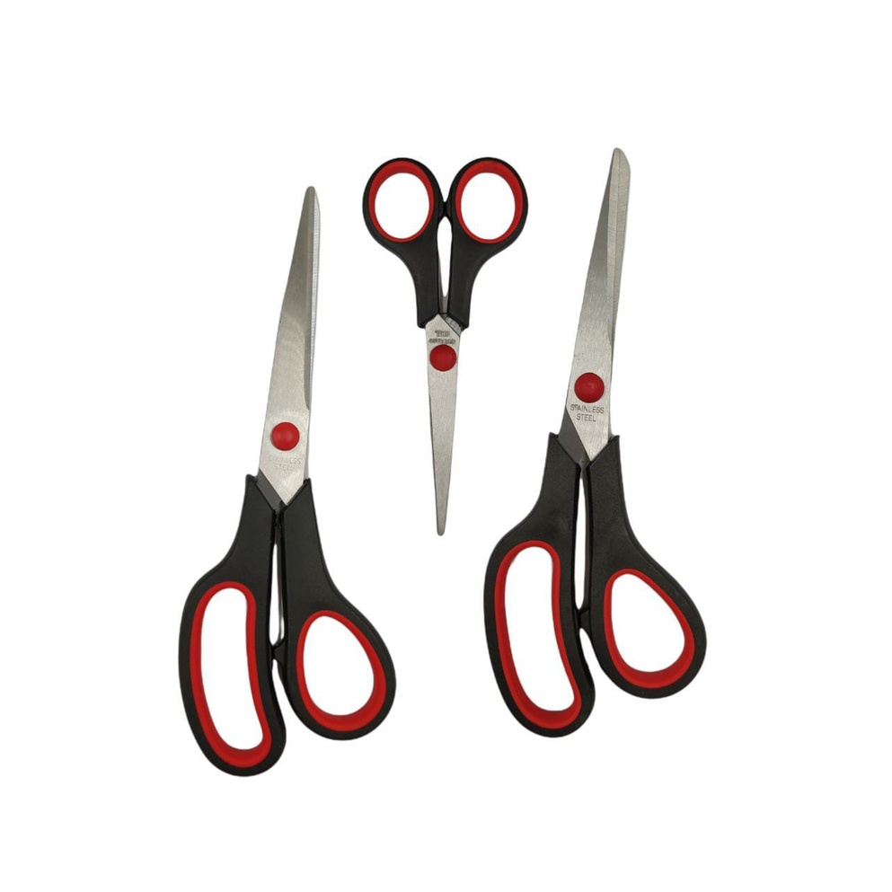 Tesoura Grande Profissional Multiuso em Metal 3 Peças em Oferta na Shopee