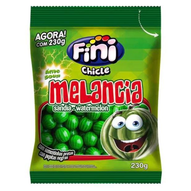 Goma de Mascar Chiclete Melancia 230g - Fini