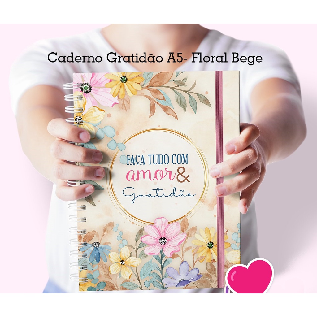 Imagem Caderno de gratidão /Diário da gratidão