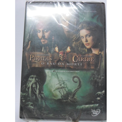 Dvd do Filme Piratas Do Caribe 2 - Original - Johnny Depp