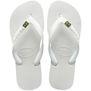 Sandália do Brasil Branca Conforto e Estilo chinelo de dedo Masculino e feminino