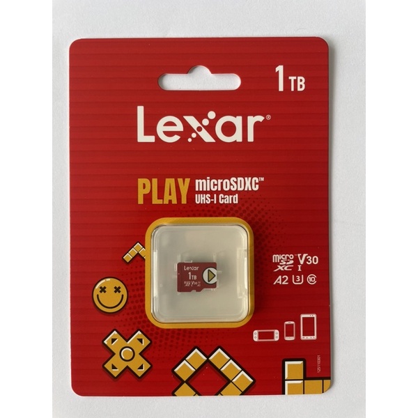 Micro SD Lexar Play 512Gb 1Tb para Nintendo Switch Tablet Celular cartão de memória