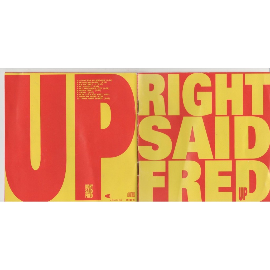 Cd Right Said Fred 1992 Up Seminovo Original Com Encarte