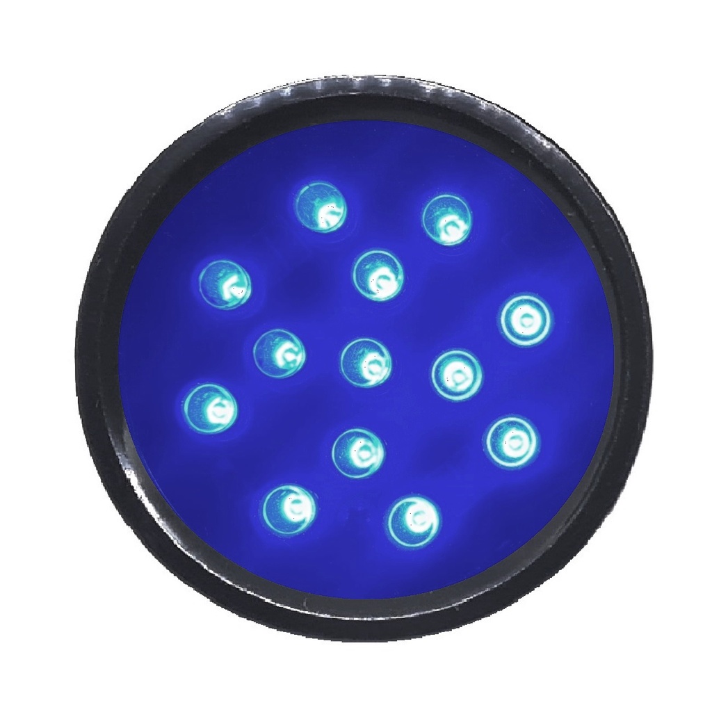 Canhão De Led 52mm Azul P/ Medidor Automotivo Racetronix Shift Light Auxiliar 12v Não Programável