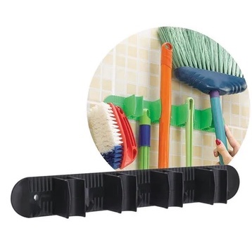 Porta Vassoura Rodo E Acessórios Suporte Para Parede Nitron 1 Unidade