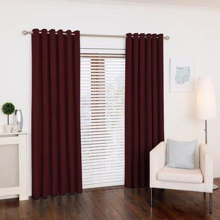 Cortina Rafaella Oxford 2,00 x 1,80 m Vinho
