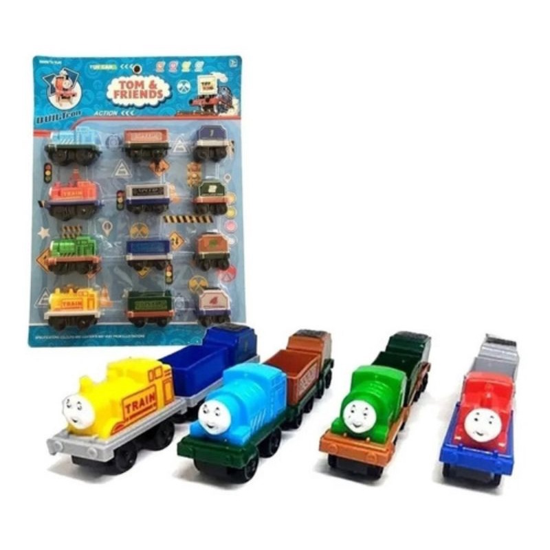Trenzinho Com 4 Vagões Thomas E Amigos Brinquedo Trem