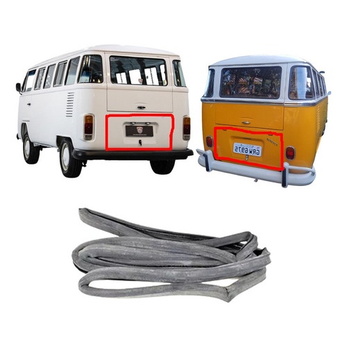 Borracha Tampa Motor Kombi Clipper Corujinha 1957 A 1997 em Oferta na Shopee