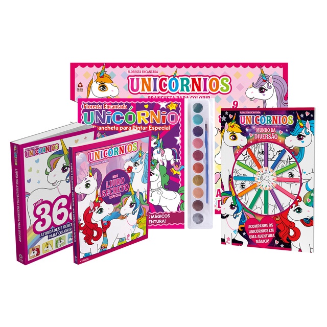Kit Clubinho de Artes Floresta Encantada Unicórnios em Oferta na Shopee