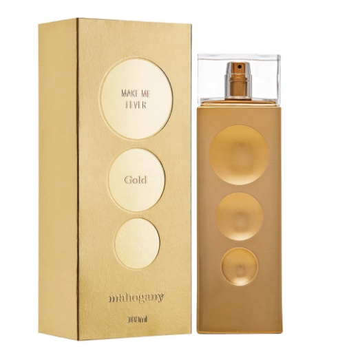 MAKE ME FEVER GOLD FRAGRÂNCIA DESODORANTE CORPORAL 100 ML MAHOGANY