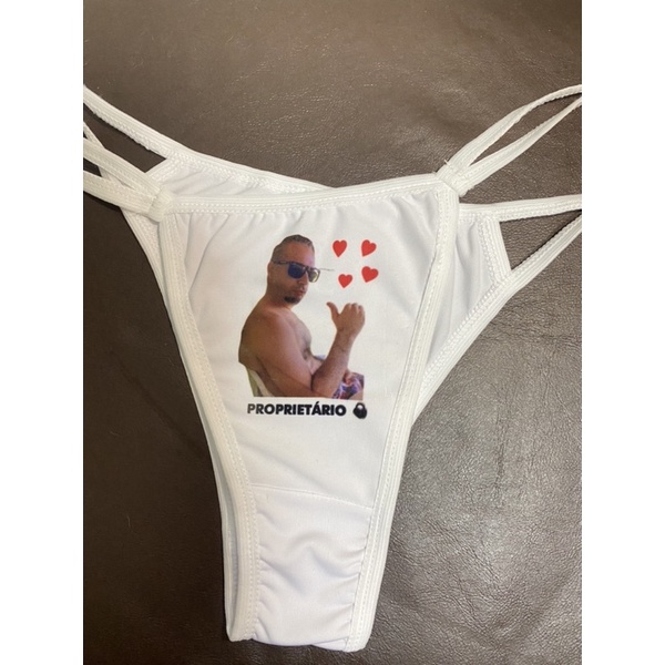Calcinha Personalizada Com Foto