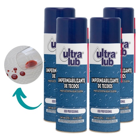 4 Impermeabilizante Sofá Tecidos Banco Estofado Spray 325ml | Shopee Brasil